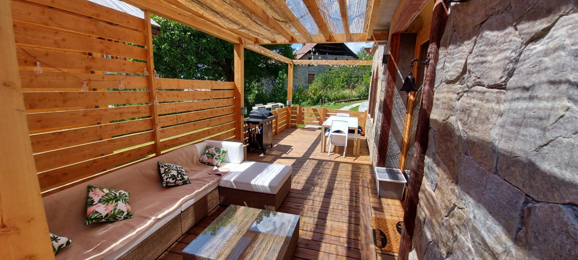 Chalet Serre Cambeou Piscine&Spa Saint-Chaffrey Zewnętrze zdjęcie