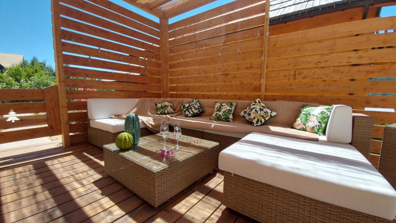 Chalet Serre Cambeou Piscine&Spa Saint-Chaffrey Zewnętrze zdjęcie