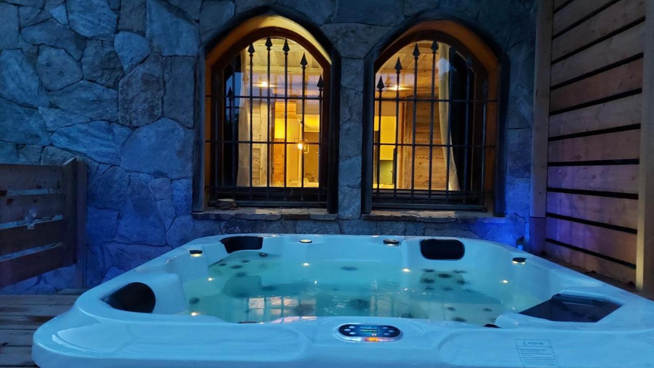 Chalet Serre Cambeou Piscine&Spa Saint-Chaffrey Zewnętrze zdjęcie