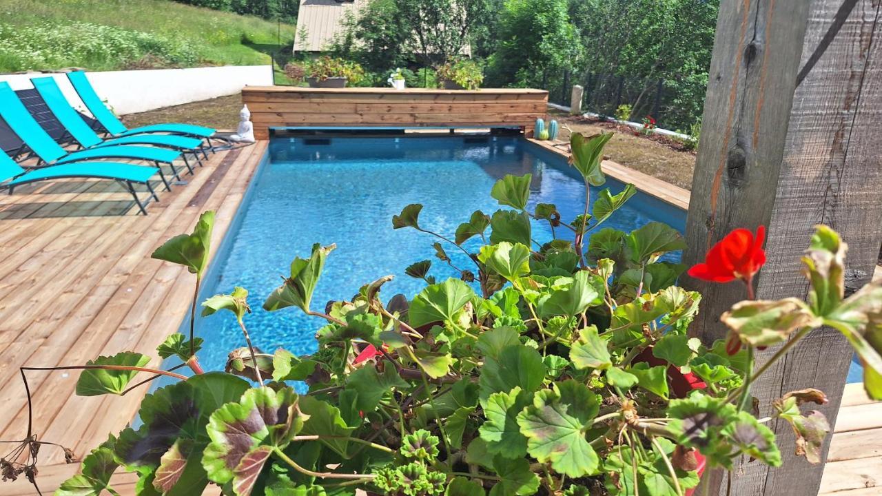 Chalet Serre Cambeou Piscine&Spa Saint-Chaffrey Zewnętrze zdjęcie
